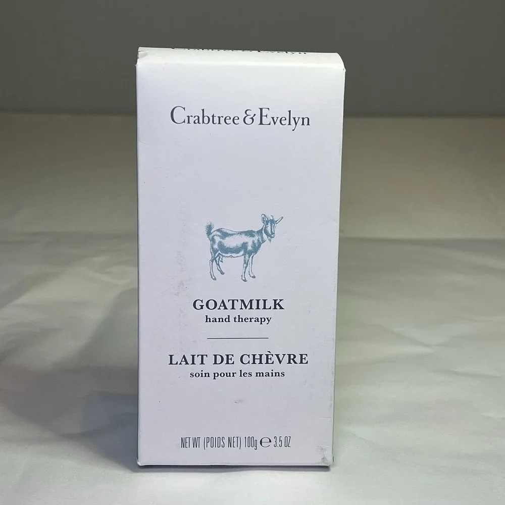 Crabtree & Evelyn Hand‎ Therapy Cream Lotion Goat Milk 3.5 oz Sealed NEW